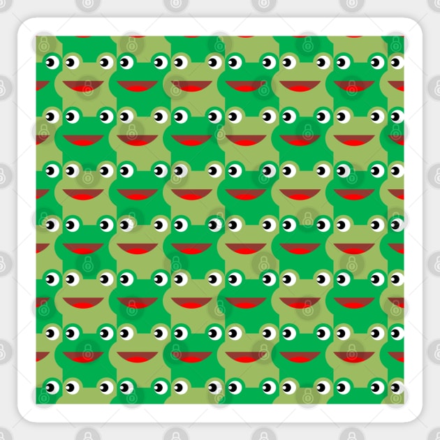 Frog Tessellation Sticker by inotyler